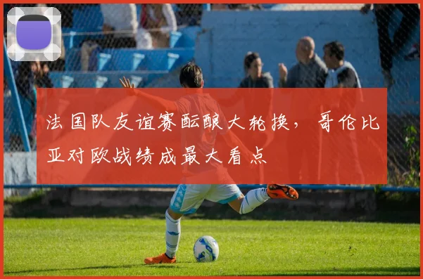 法国队友谊赛酝酿大轮换，哥伦比亚对欧战绩成最大看点